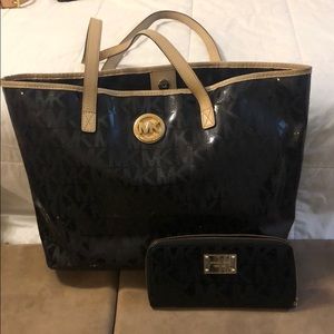 MK tote & wallet